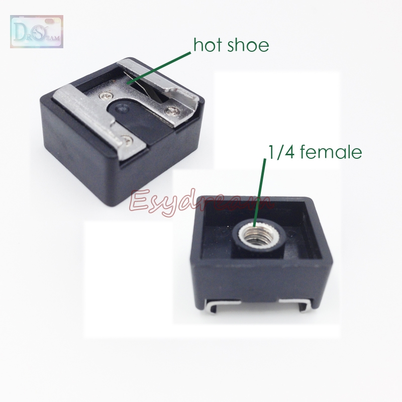 Photography Kit Pro - เย็นรองเท้าร้อน Hotshoe Mount Adapter 1/4สำหรับสตูดิโอแฟลช LED