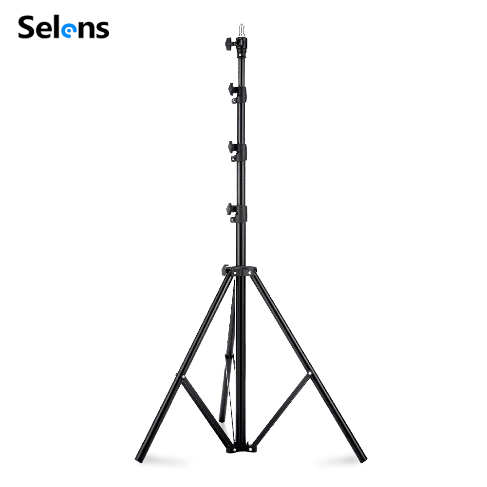 Photography Kit Pro - ขาตั้งไฟแบบเบาะลม Selens ขนาด 2.2~3.95 เมตร ขาตั้งอลูมิเนียมอัลลอยด์สำหรับสตูดิโอถ่ายภาพ