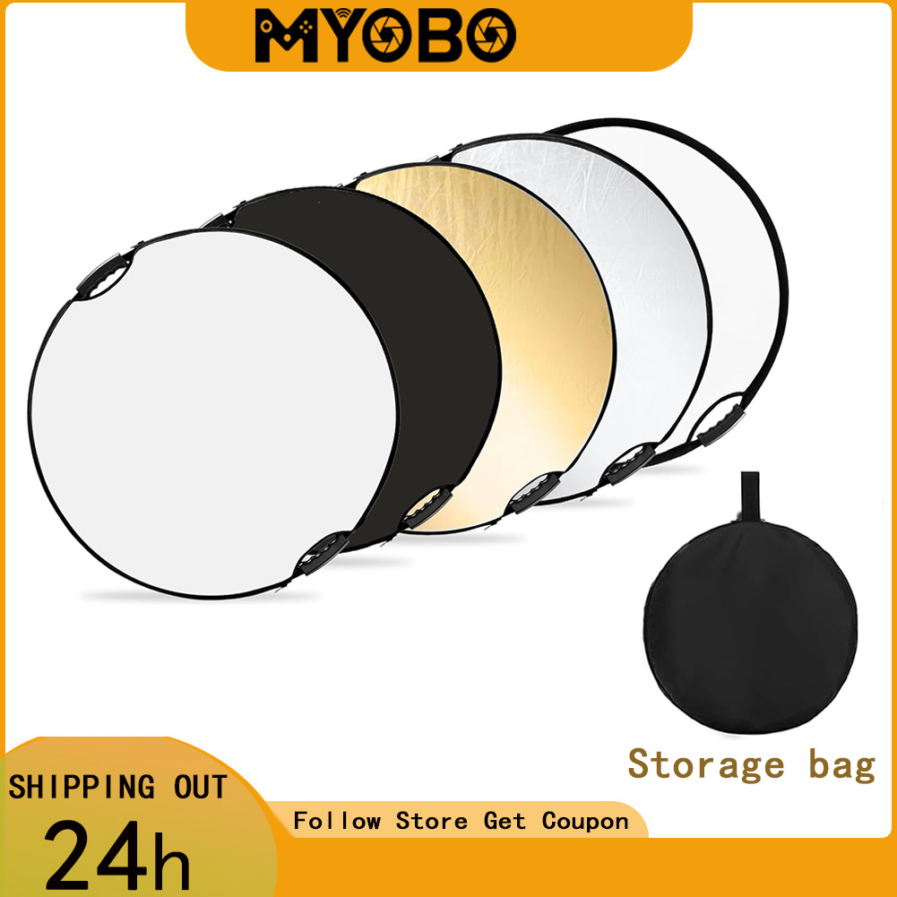 Photography Kit Pro - แผ่นสะท้อนแสง MYOBO สำหรับถ่ายภาพ แบบพับได้ พร้อมกระเป๋าหิ้ว 5