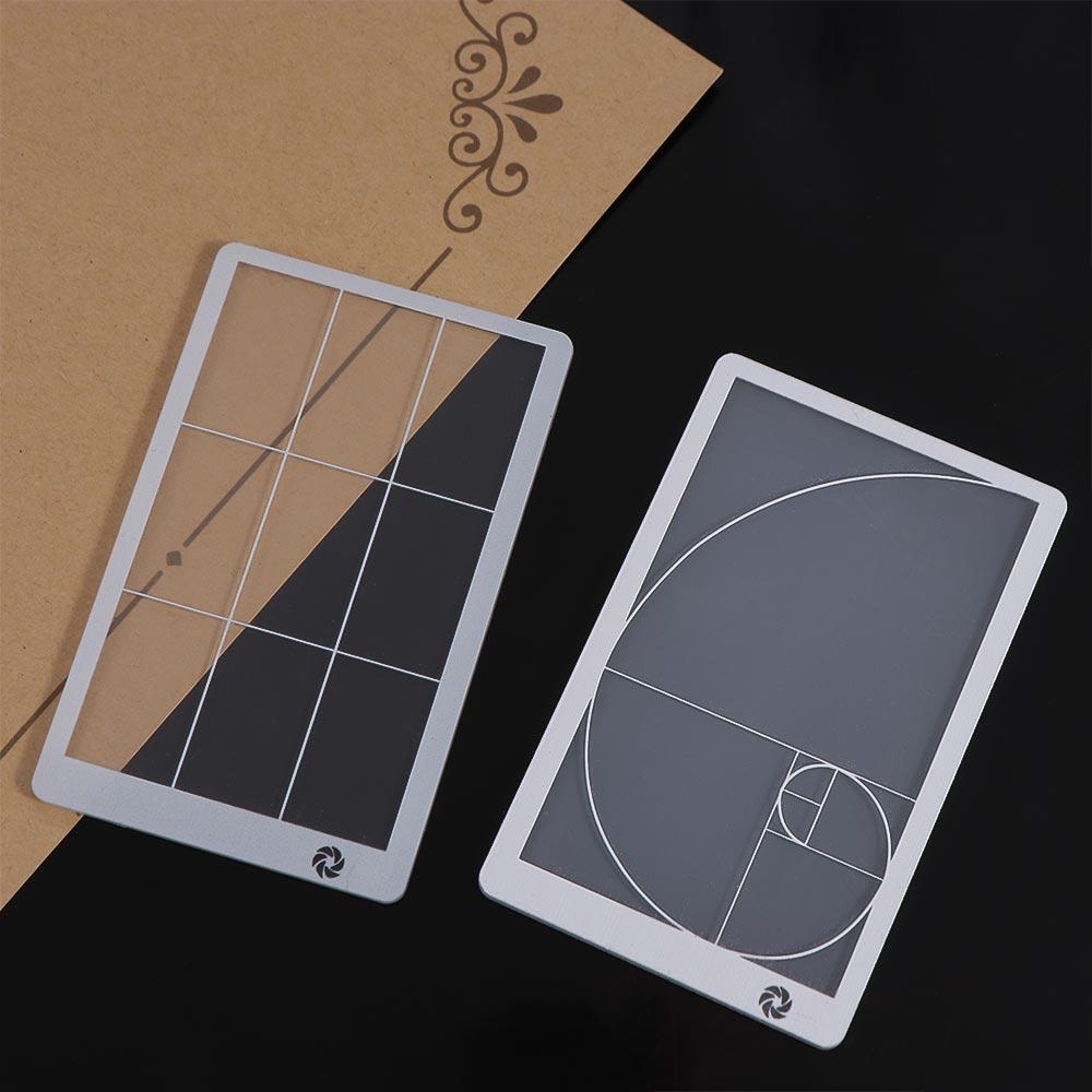 ไม้บรรทัดวิเคราะห์ภาพแบบโปร่งใ - Photography Golden Ratio บทวิจารณ์และราคา