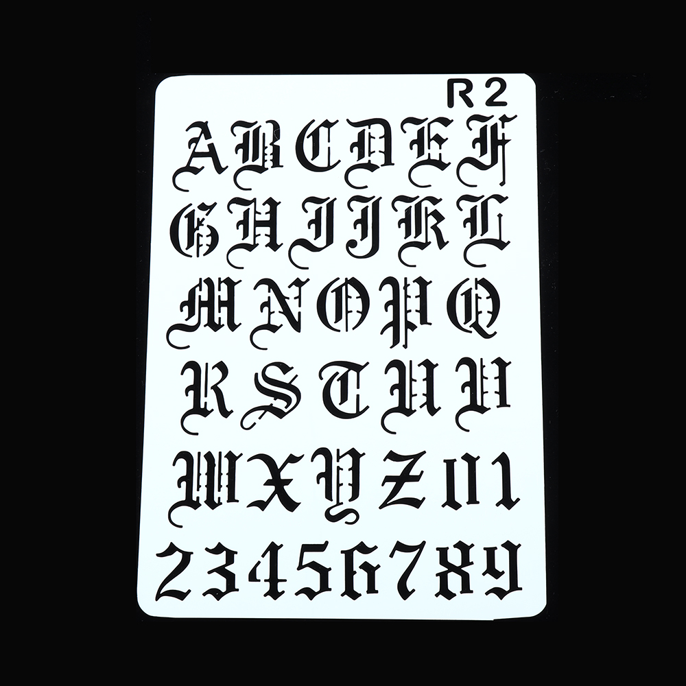 New Hollow Layering Stencils ภ - Photography Font บทวิจารณ์และราคา