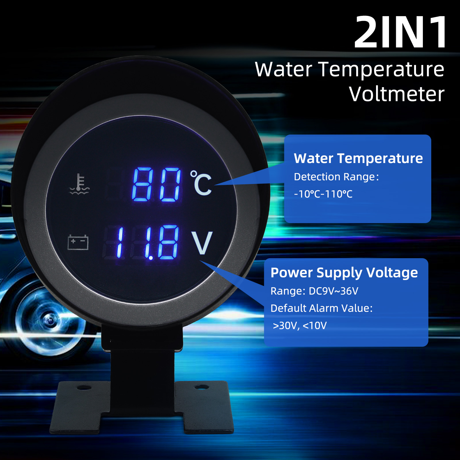 AD รอบ LED รถดิจิตอลเครื่องวัด - Light Meter Incident บทวิจารณ์และราคา