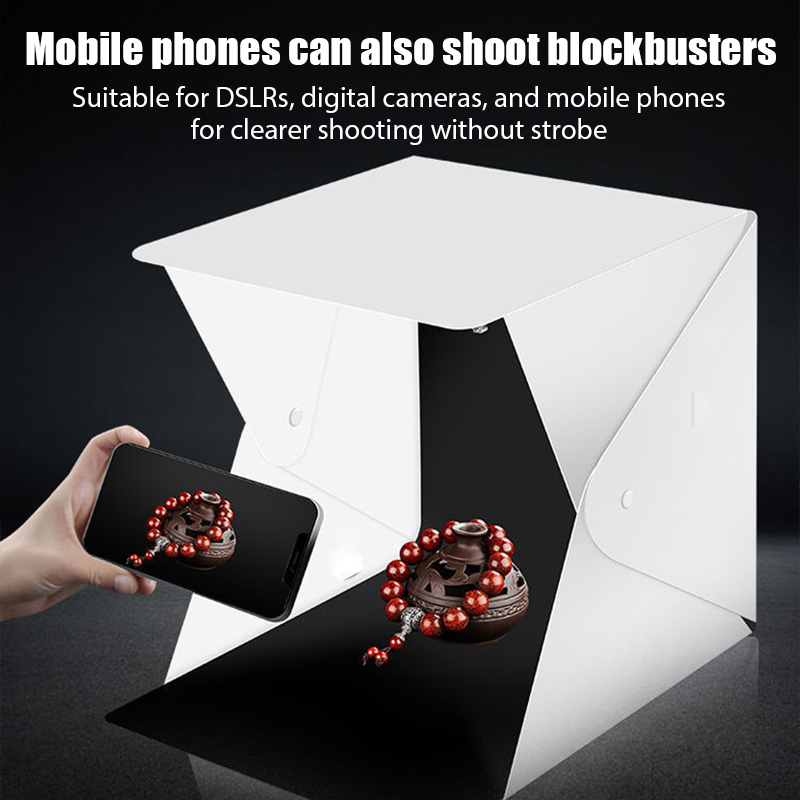 กล่องไฟพับได้แบบพกพาสำหรับถ่าย - Photography Kit Pro บทวิจารณ์และราคา