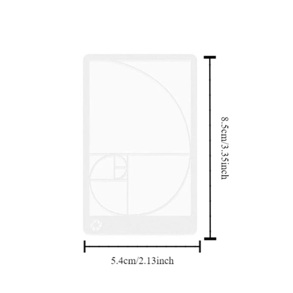 ช่องมองภาพไม้บรรทัดอัตราส่วนทอ - Photography Golden Ratio บทวิจารณ์และราคา