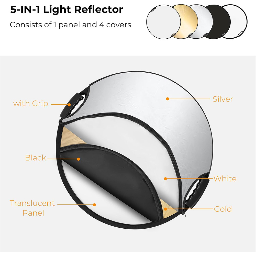 แผ่นสะท้อนแสง MYOBO สำหรับถ่าย - Photography Kit Pro บทวิจารณ์และราคา