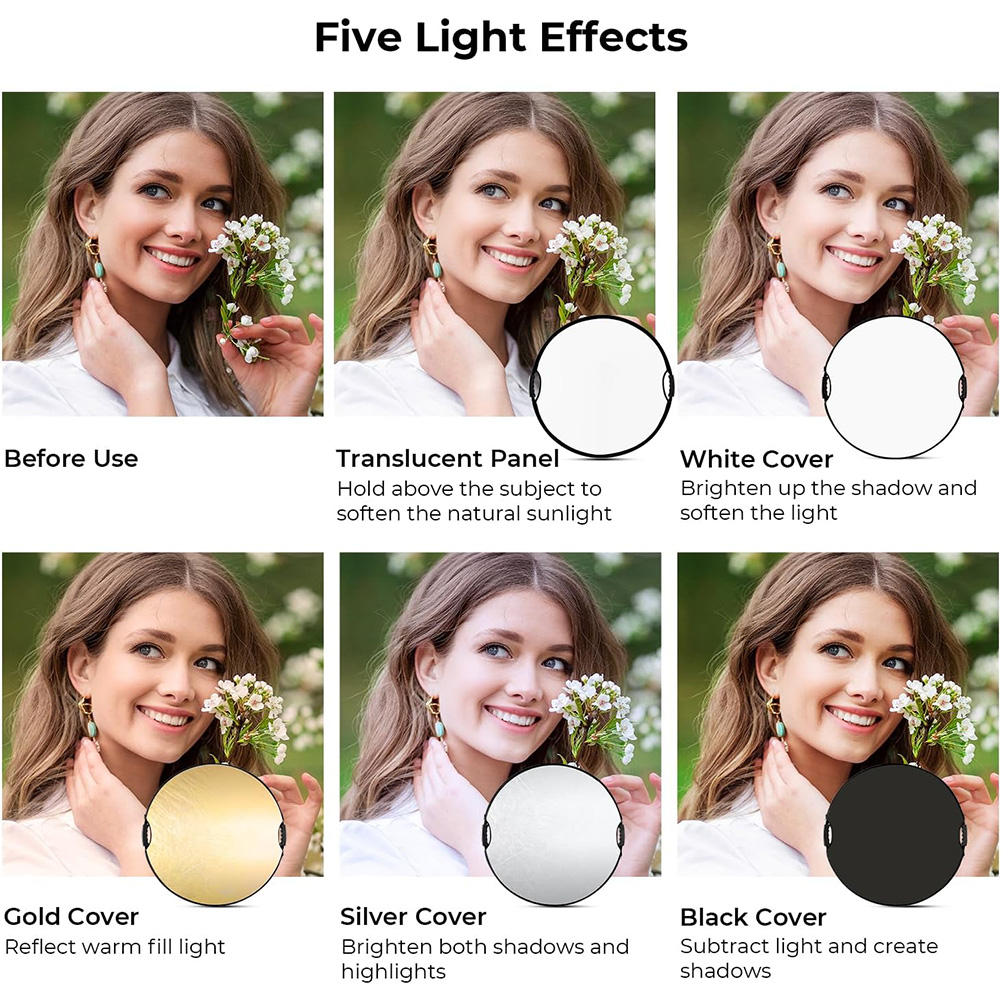 แผ่นสะท้อนแสง MYOBO สำหรับถ่าย - Photography Kit Pro บทวิจารณ์และราคา