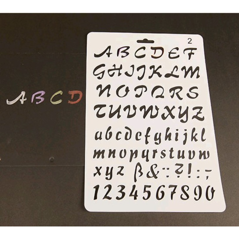 1 PC A4 ตัวอักษรตัวอักษร Layer - Photography Font บทวิจารณ์และราคา