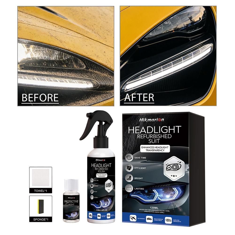 ชุดซ่อมแซมไฟหน้ารถยนต์ คืนความ - Lens Cleaning Kit บทวิจารณ์และราคา