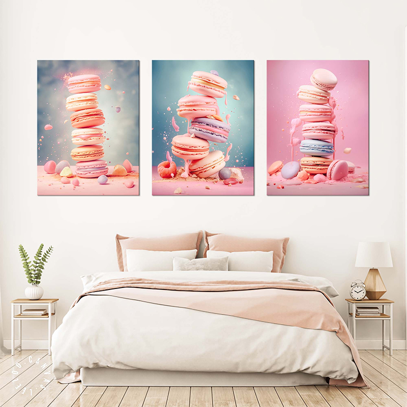 โปสเตอร์และภาพพิมพ์มาการองไอศก - Photography Of Food บทวิจารณ์และราคา