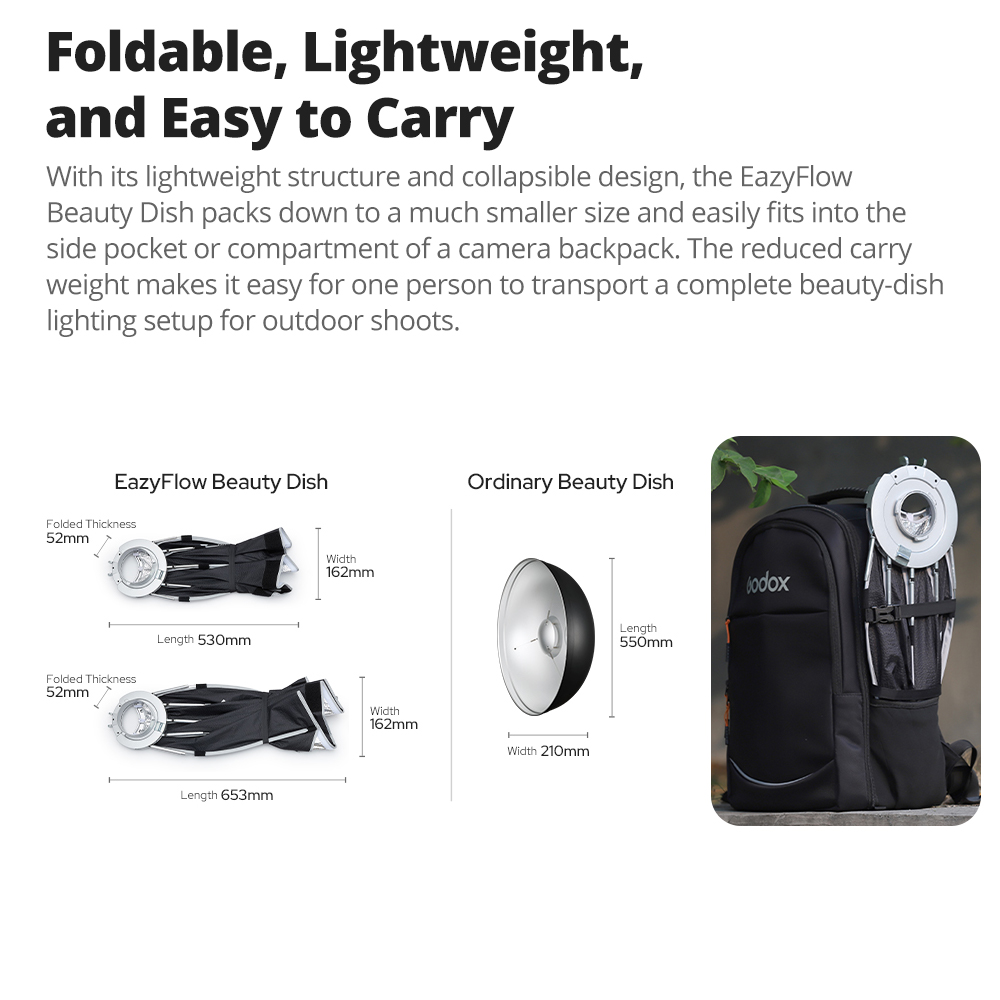 Godox EazyFlow Beauty Dish 65/ - Photography Kit Pro บทวิจารณ์และราคา