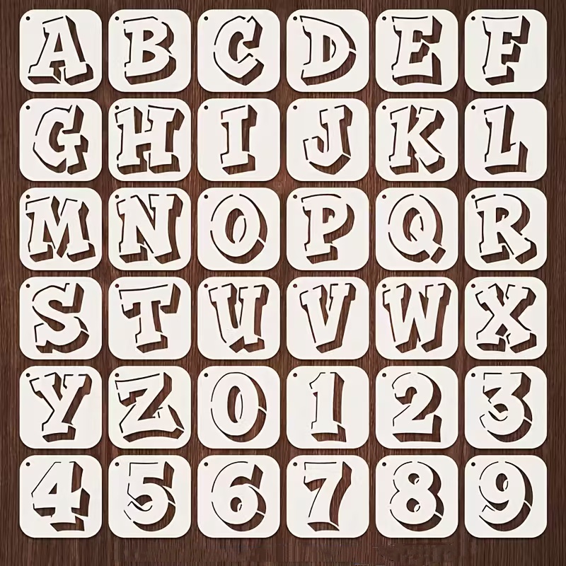 ชุดแม่แบบตัวอักษรและตัวเลขขนาด - Photography Font บทวิจารณ์และราคา