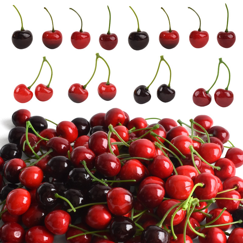ผลไม้เชอร์รี่ปลอม 10 ชิ้น สำหร - Photography Of Food บทวิจารณ์และราคา