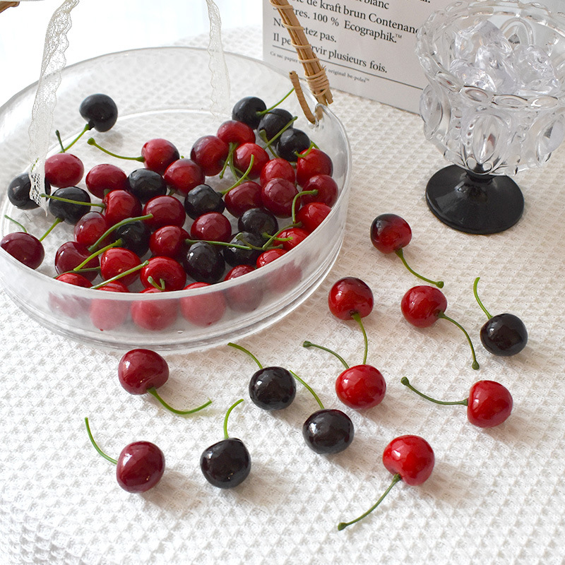 ผลไม้เชอร์รี่ปลอม 10 ชิ้น สำหร - Photography Of Food บทวิจารณ์และราคา